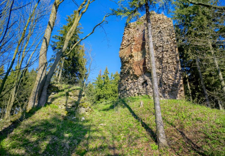 Ruiny Baszty w Czarnym Borze, Czarny Bór, Poland, Poland